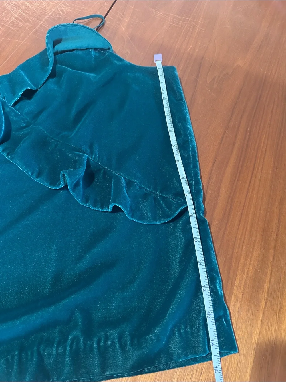 Emerald Green Velvet Cami